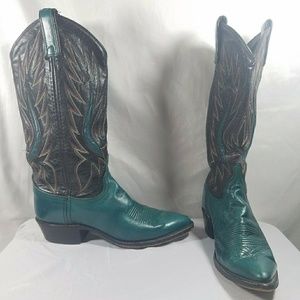 Vintage Dan Post Womens 6.5 Leather Cowgirl Boots